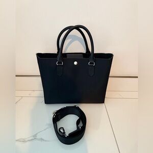 Rudsak Black Tote Bag with Cross body Strap